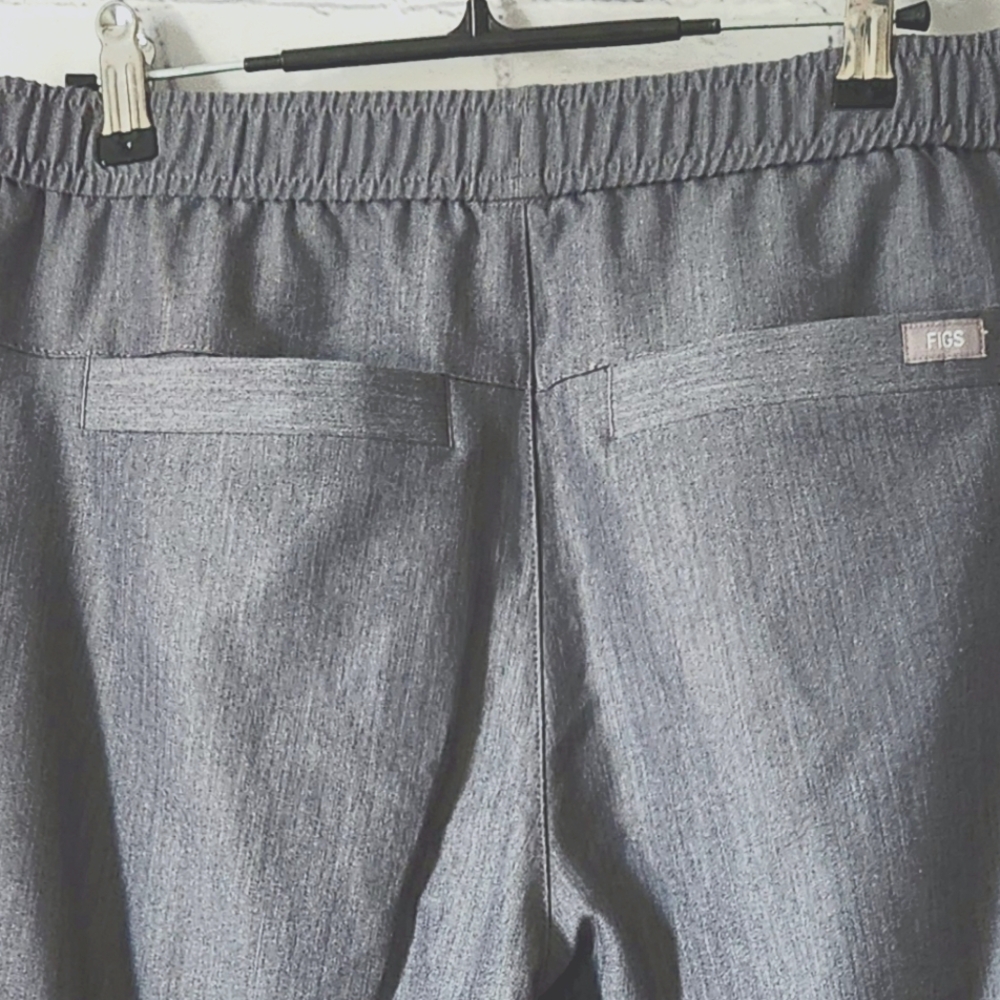 Figs Technical Gray Scrub Pants Size Small